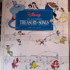 Disney: The Illustrated Treasury of Songs : Piano, Vocal, Guitar